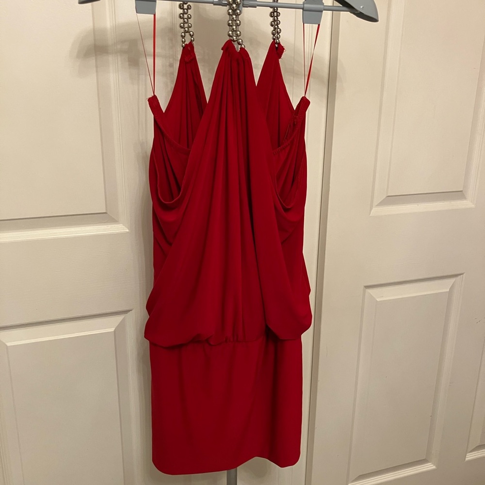 Cache Red Midi Dress - Picture 2 of 6